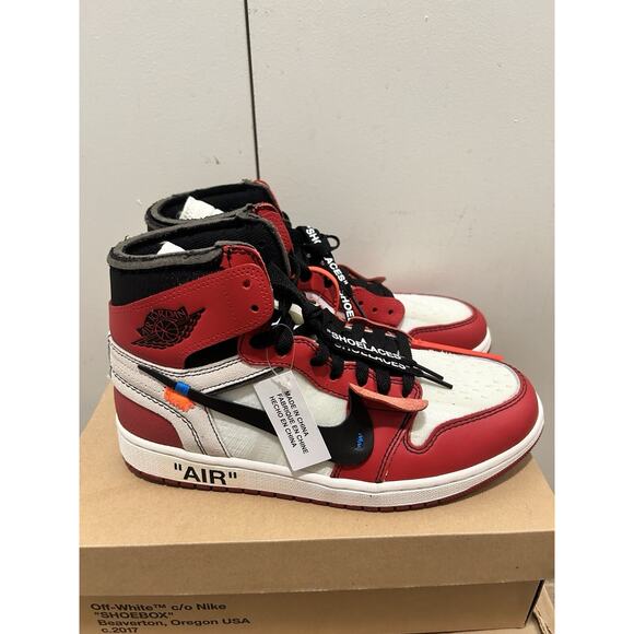 Size 9 - Jordan 1 Retro OG x Off-White High Chicago | AA3834-101 main image 5